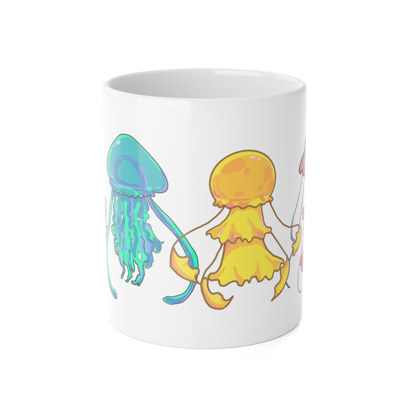 Jelly Quad White Ceramic 11oz Mug V1