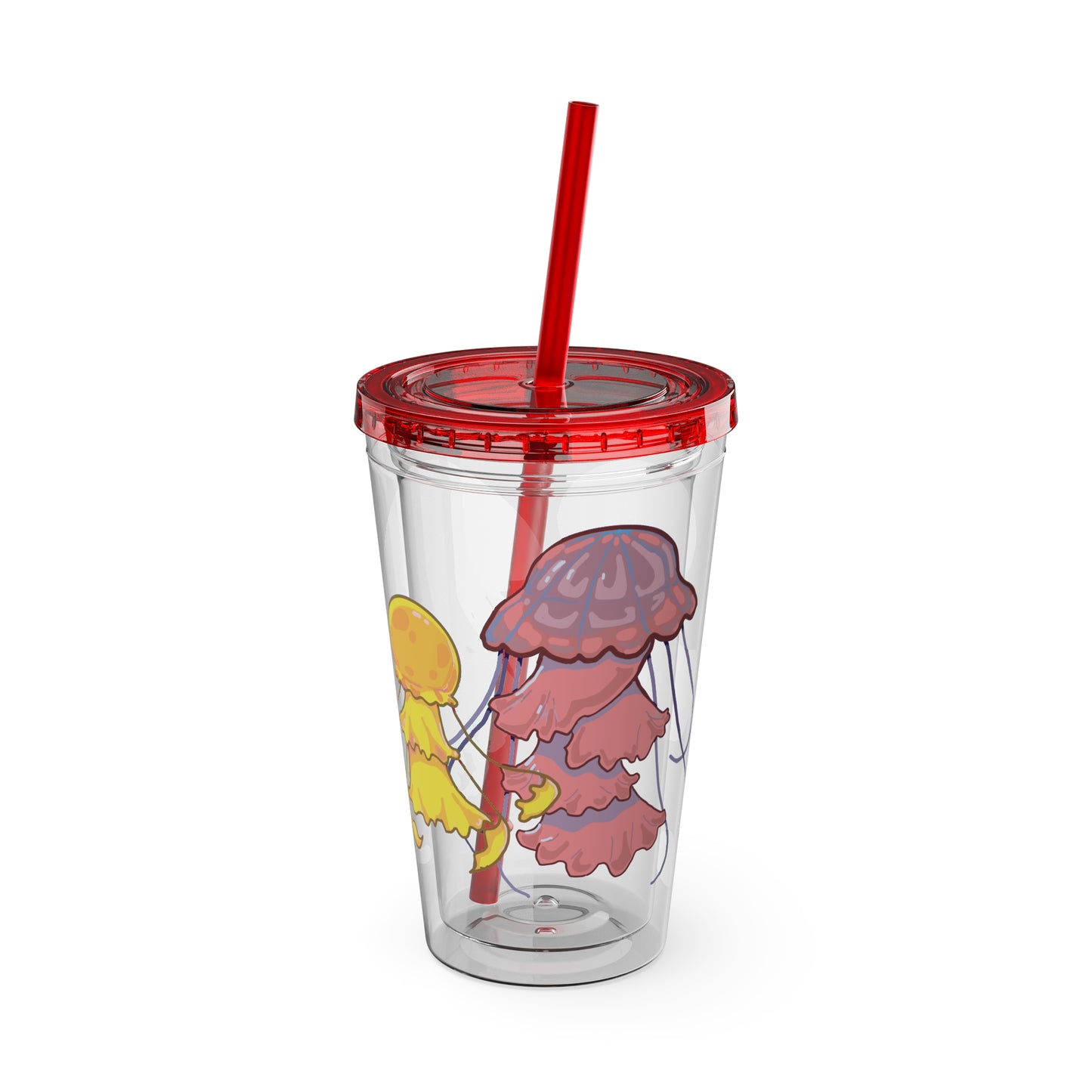 Jellies Quad Tumbler with Straw, 16oz V1