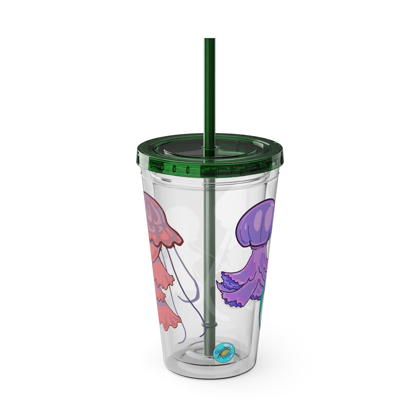 Jellies Quad Tumbler with Straw, 16oz V1