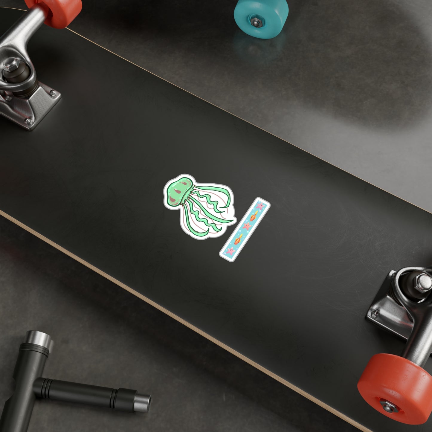 Green Jelly Vinyl Decals V1