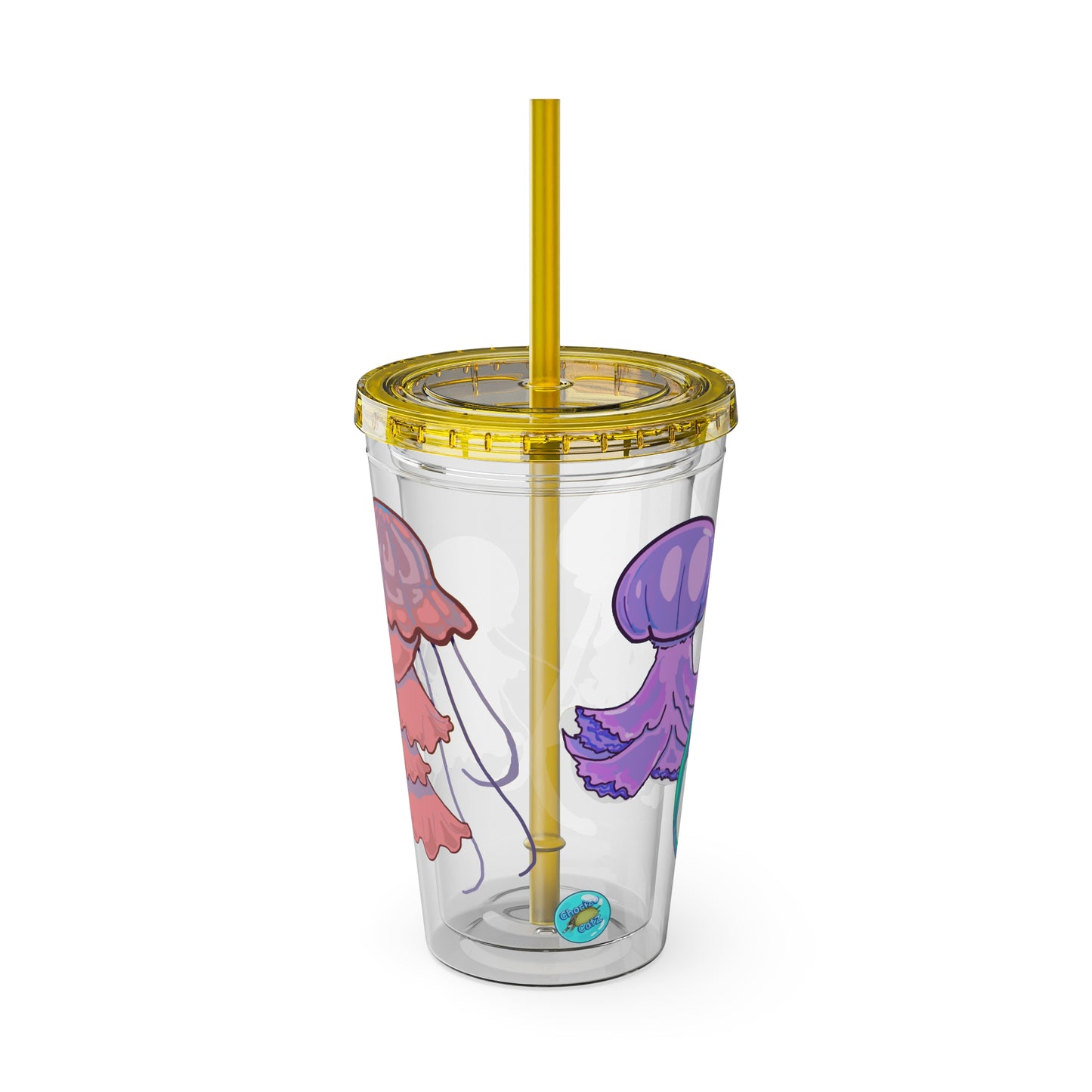 Jellies Quad Tumbler with Straw, 16oz V1