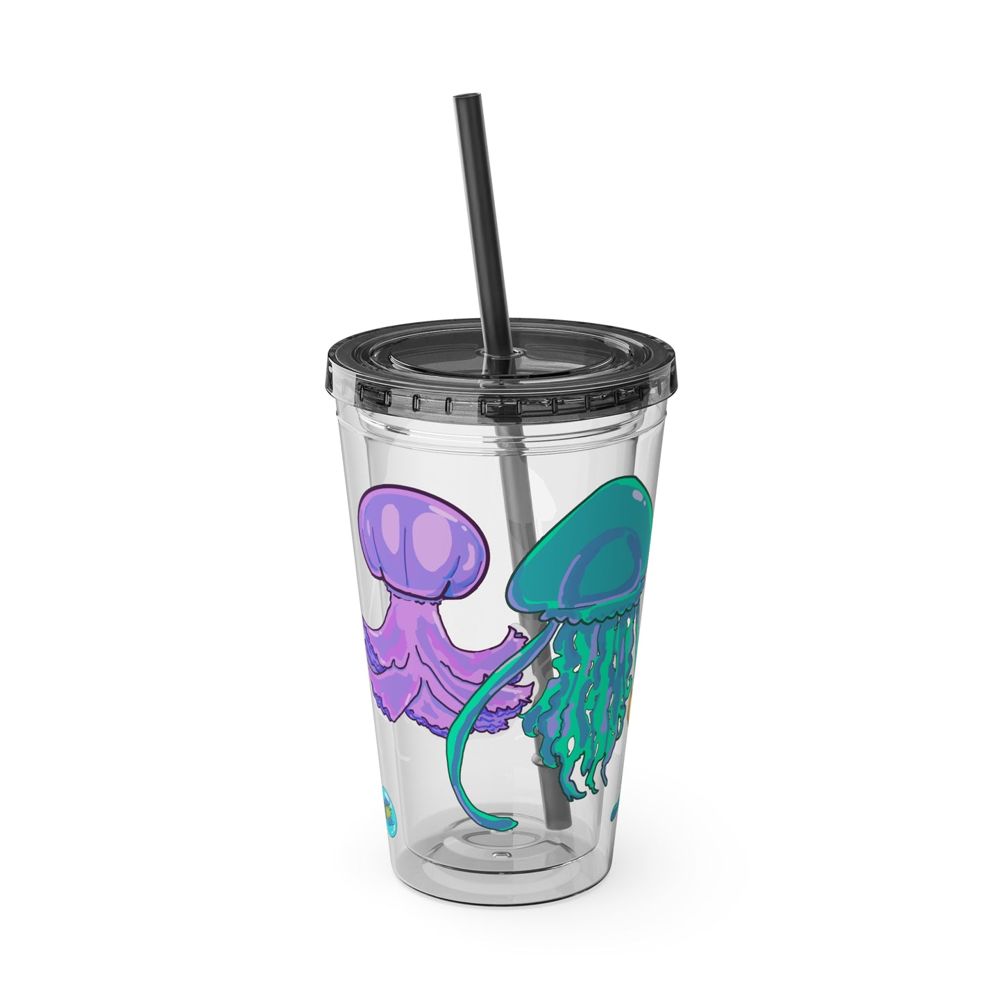 Jellies Quad Tumbler with Straw, 16oz V1