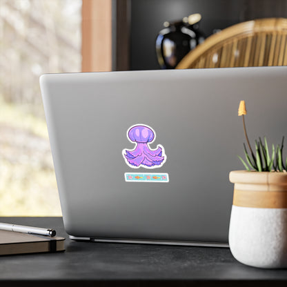 Purple Jellyfish Vinyl Decals V1