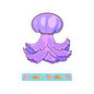 Purple Jellyfish Vinyl Decals V1