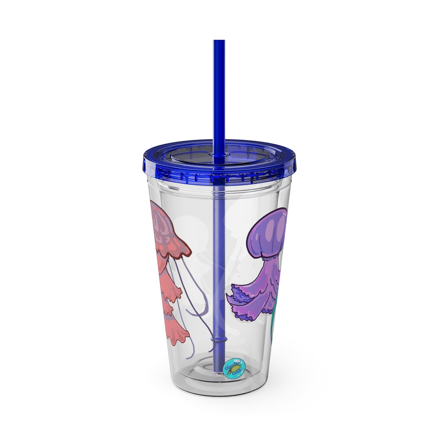 Jellies Quad Tumbler with Straw, 16oz V1