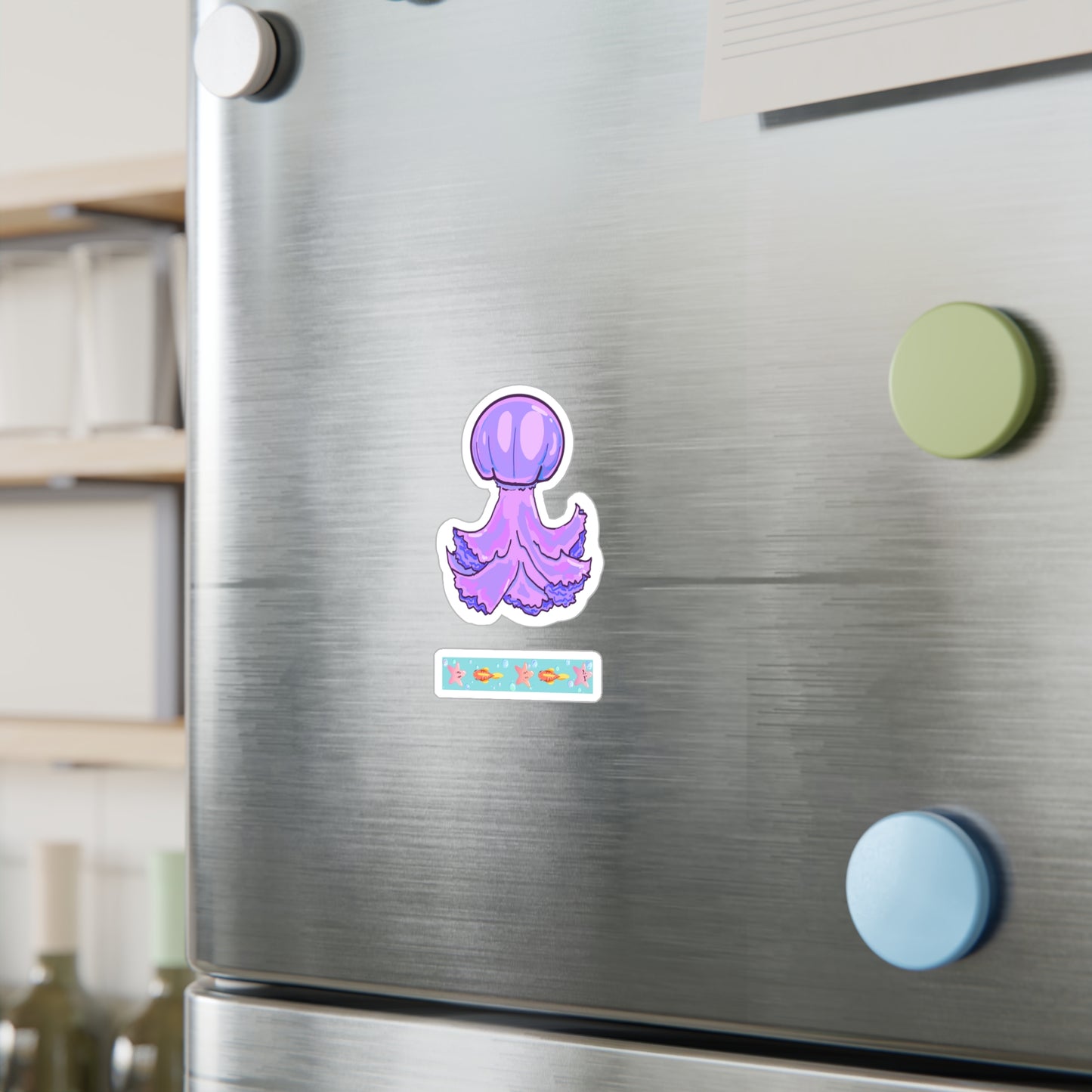 Purple Jellyfish Vinyl Decals V1