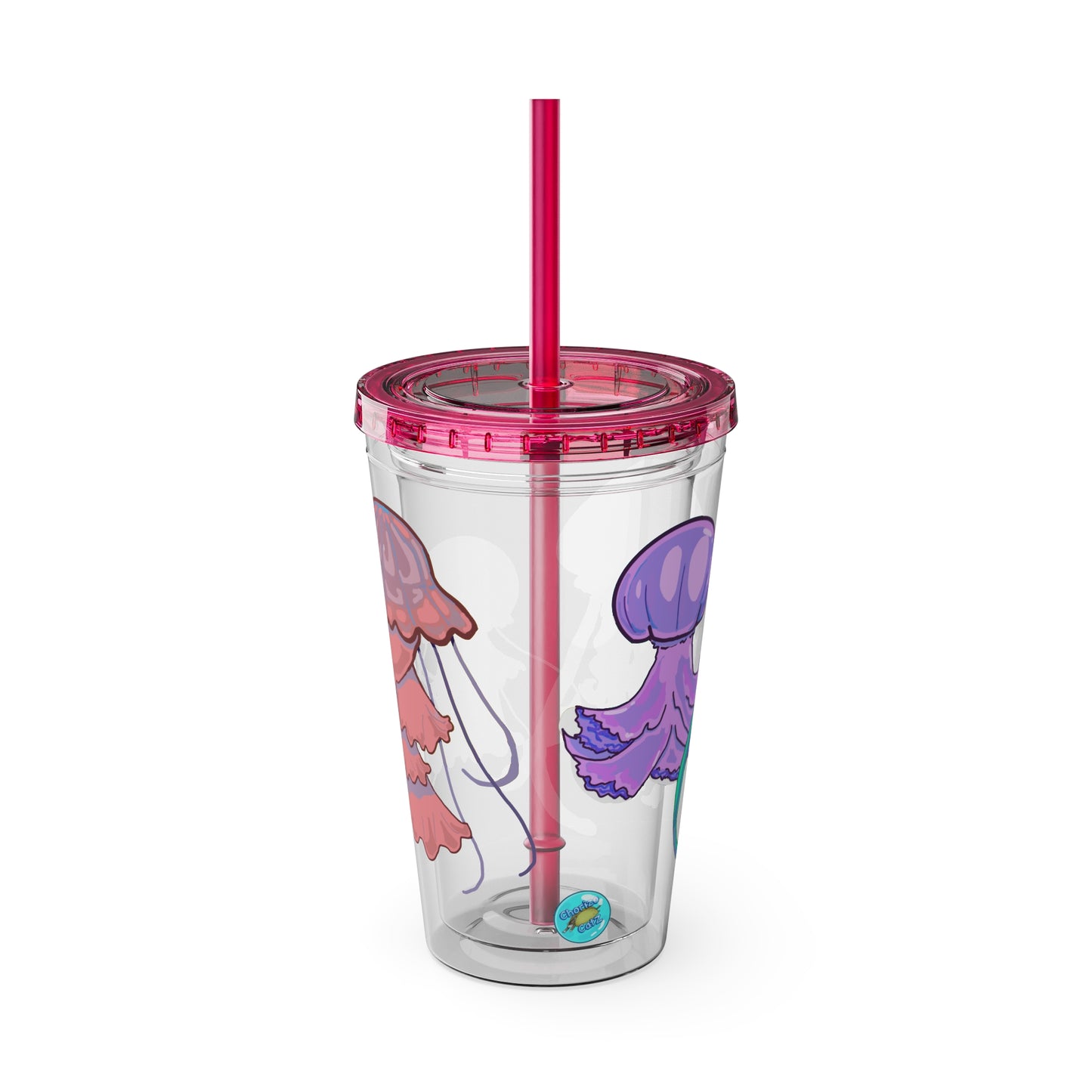 Jellies Quad Tumbler with Straw, 16oz V1