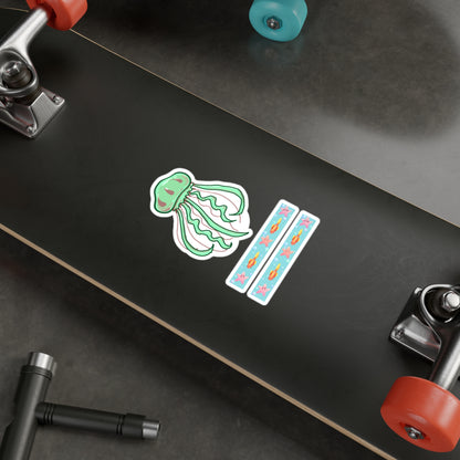 Green Jelly Vinyl Decals V1