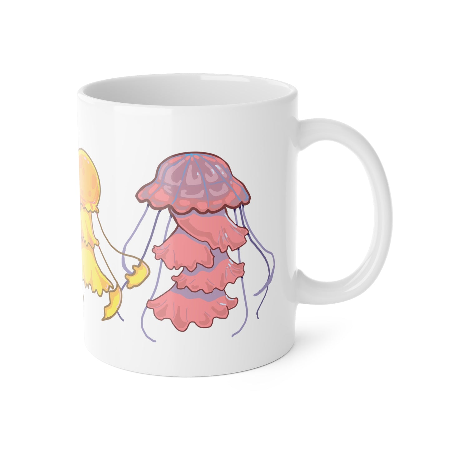 Jelly Quad White Ceramic 11oz Mug V1