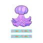 Purple Jellyfish Vinyl Decals V1