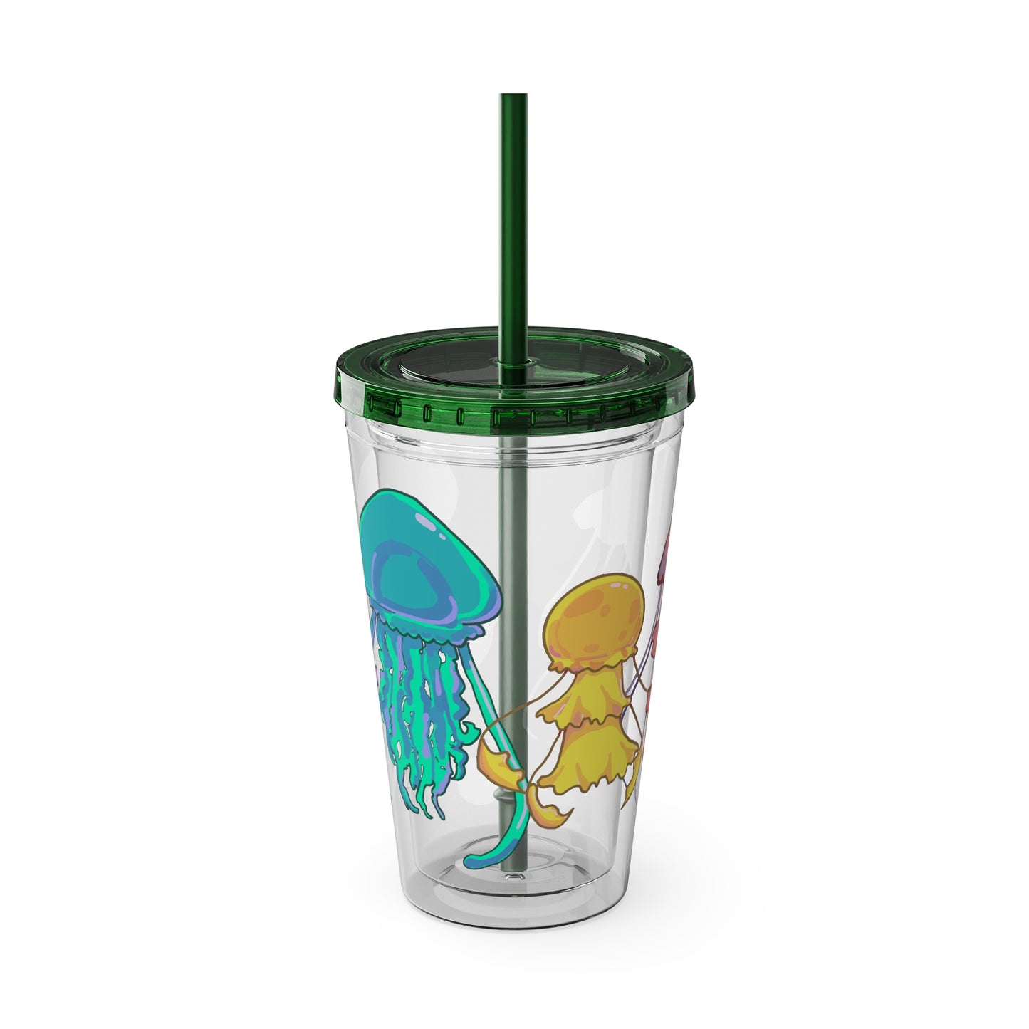 Jellies Quad Tumbler with Straw, 16oz V1