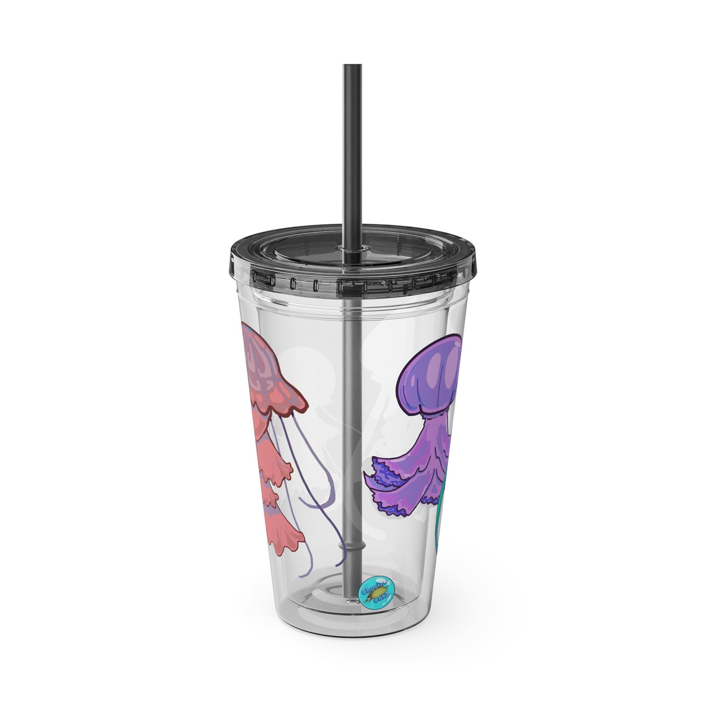 Jellies Quad Tumbler with Straw, 16oz V1