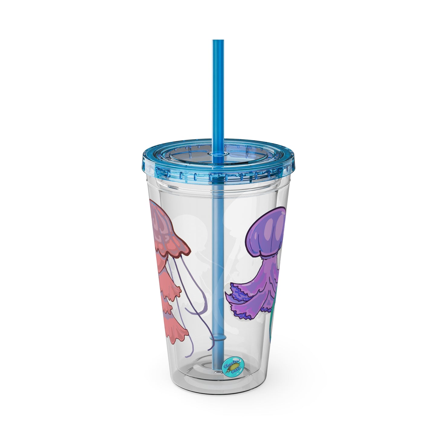 Jellies Quad Tumbler with Straw, 16oz V1