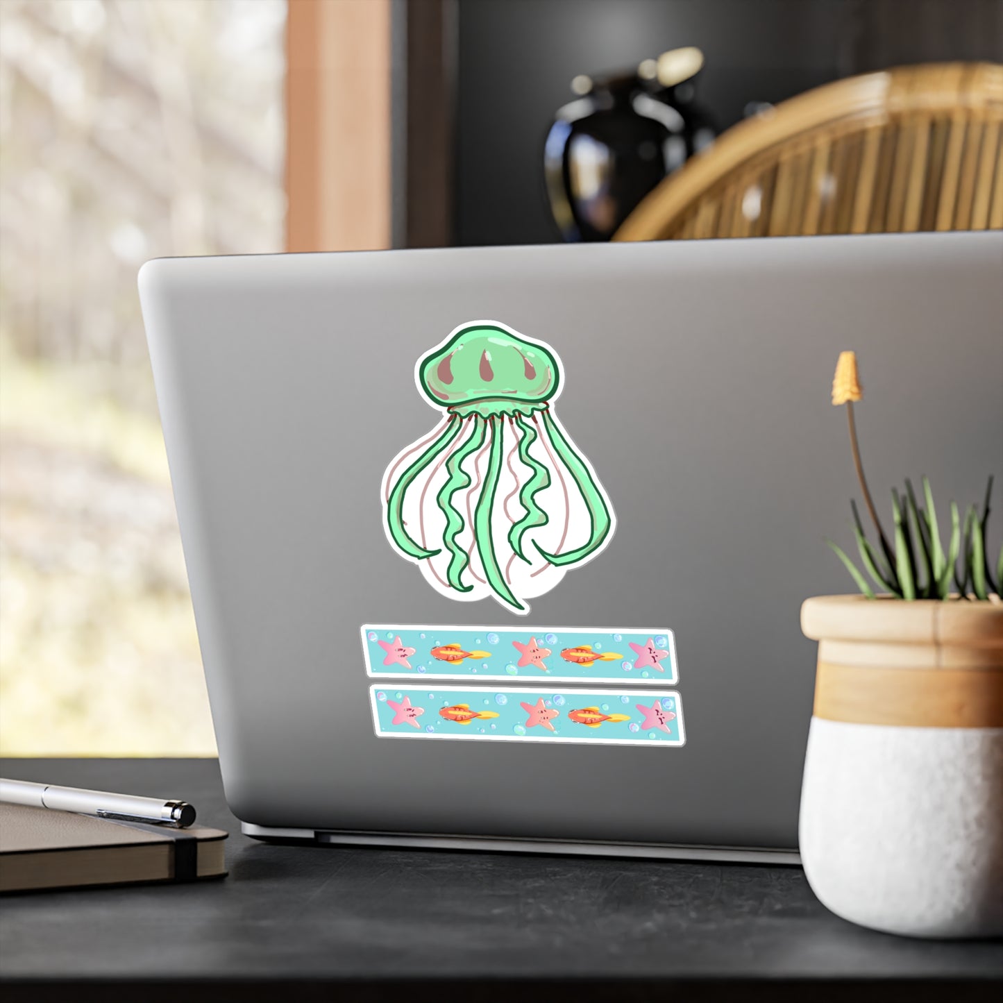 Green Jelly Vinyl Decals V1